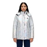 BAD BEAR Kadın Oversize Ceket, Silver, S Beden
