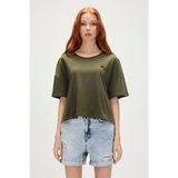 Bad Bear Lara Oversize T-Shirt Haki Yeşil Basic Kadın Tişört10
