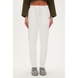 Bad Bear Lexı Sweatpants Off-White Beyaz Kadın Eşofman Altı - XL