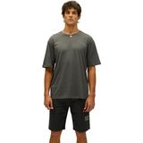 Bad Bear Liber Oversize T-Shirt Koyu Gri Basic Erkek Tişört - Siyah - M