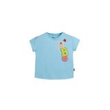 Bad Bear Lily Mavi Kız Çocuk Tişört,Sky Blue 45876