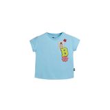 Bad Bear Lily Mavi Kız Çocuk Tişört,Sky Blue 45939