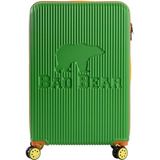 Bad Bear Logo Suıtcase Yeşil Orta Boy Valiz ABS Malzeme ile Teleskopik Sap ve Şifreli Kilit Özelliği