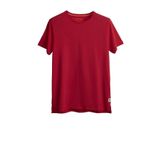 Bad Bear Major Erkek Kırmızı Basic Bisiklet Yaka Tişört, XL, 210107034-RED
