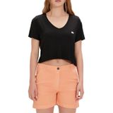 Bad Bear Menas Siyah V Yaka Kadın T-shirt
