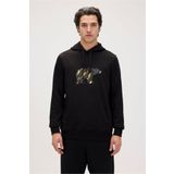 Bad Bear Mono Siyah Erkek Kapüşonlu Sweatshirt