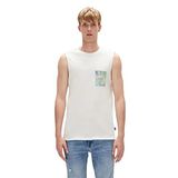 Bad Bear Monstera Tank-Top Off-White Beyaz Desenli Erkek Atlet