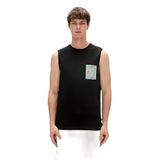 Bad Bear Monstera Tank-Top Siyah Baskılı Erkek Atlet