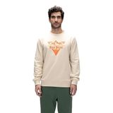 Bad Bear Mountain Crewneck Erkek Baskılı Sweatshirt,Bej L