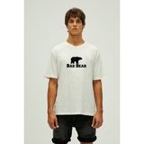 Bad Bear Muscle Basıc T-Shırt Erkek Beyaz - 2XL