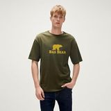 Bad Bear Muscle Basic Tişört, M, 91-260107024-2, Haki, Erkek