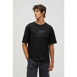 Bad Bear Muscle Mat Siyah Erkek Baskılı Tişört - 2XL