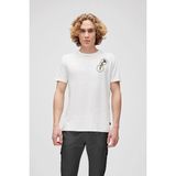 Bad Bear Nature Band Beyaz Erkek Baskılı Tişört - 2XL