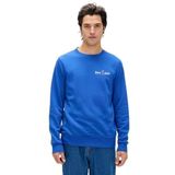 Bad Bear Panther Crewneck Erkek Mavi Yuvarlak Yaka Sweatshirt, Mavi, XXL
