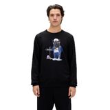 Bad Bear Panther Sweatshirt, XXL, 24.02.12.020, Siyah, erkek
