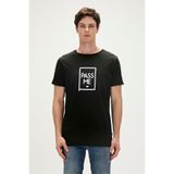 Bad Bear Pass Me T-shirt Siyah Baskılı Erkek Tişört