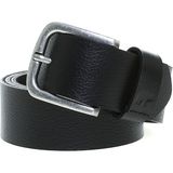 Bad Bear Point Belt Siyah Deri Erkek Kemer - 115 cm