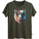 Bad Bear Polygon Bear Haki Erkek Tişört