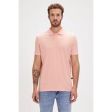 Bad Bear Pure Polo Yaka Pembe Erkek Tişört, 2XL