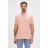 Bad Bear Pure Polo Yaka Pembe Erkek Tişört, 2XL