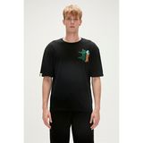 Bad Bear Re-Bear Recycle Siyah T-Shirt Baskılı Erkek Tişört - XL