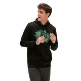 Bad Bear Re-born Recycle Hoodie Kapüşonlu Sweatshirt, S, 23.02.12.011-C01, Siyah, erkek