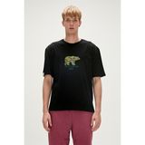 Bad Bear Re-Finger Recycle Siyah T-Shirt Baskılı Erkek Tişört - M