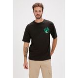 Bad Bear Re-One World Erkek T-Shirt - Siyah