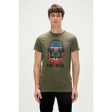 Bad Bear RECKLESS T-SHIRT Haki Erkek T-Shirt 23.01.07.010-C70 - XL