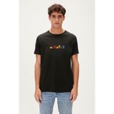 Bad Bear Retro Colors Siyah Erkek Baskılı Tişört