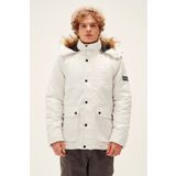 Bad Bear Rock Rabbit Off-white Beyaz Erkek Kapüşonlu Mont