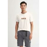 Bad Bear Rose Beyaz Erkek Baskılı Tişört - 2XL