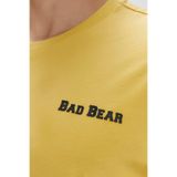 Bad Bear Sarı Standart Kesim T-Shirt, XL, 25.01.07.036, EDDY BAD BEAR, Pamuk, Erkek