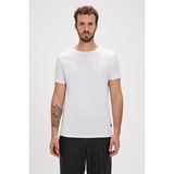 Bad Bear Solid T-Shirt Beyaz Basic Erkek Tişört - 2XL
