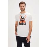 Bad Bear Spark Kirli Beyaz Erkek Tişört - XL