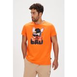 Bad Bear Spark Turuncu Baskılı Erkek Tişört