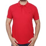 Bad Bear Stark KS Crimson Red Kırmızı Polo Yaka King Size Erkek T-Shirt - 3XL