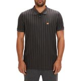 Bad Bear Theo Asfalt Polo Yaka Fermuarlı Erkek T-shirt