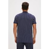 Bad Bear Theo Lacivert Polo Yaka Fermuarlı Erkek T-shirt