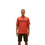 Bad Bear Title Erkek Pembe Bisiklet Yaka Tişört, M