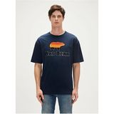 Bad Bear TRIPART T-SHIRT SİYAH Erkek T-Shirt 23.01.07.027-C07 - Lacivert - M