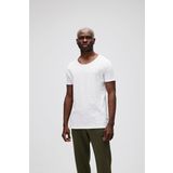 Bad Bear V-Neck T-Shirt Off-White Beyaz Basic Erkek Tişört