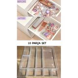 Bade 10 Parça Set Modüler Mutfak Çekmece içi Kaşıklık Çatal Bıçak Organizer Düzenleyici