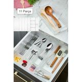 Bade 11 Parça Çekmece İçi Kaşıklık Düzenleyici Organizer - Çatal Bıçak Kutusu
