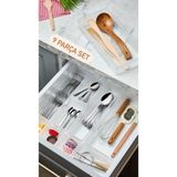 Bade 9 Parça Çekmece Içi Kaşıklık Düzenleyici Organizer - Çatal Bıçak Kutusu - 9 Adet