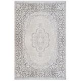 Bade Gri Oryantal Modern Geometrik Etnik Desenli Boho Makinada Yıkanabilir Hafif Hav Toz Vermez Leke Tutmaz Kaymaz Taban Dijital Makine Baskı Halı Oturma Odası Salon Yolluk Koridor Mutfak Halısı