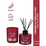 Bade Natural Sweet Dreams Caramel & Vanilla Cake Soya Mumu ve Çubuklu Oda Kokusu - Beyaz - 1 Adet