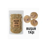 Bade Shop Doğal Ruşur Taşı (3 Adet) + 100 gr Açlık Otu - Cilt Temizliği ve Bitkisel Detoks Seti