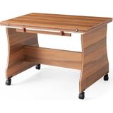 Bade Tekerlekli Açılır Orta Sehpa 60*95CM Demonte - CEVİZ