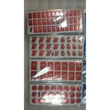 BADE TOYS Sparkly STICKERS Türk Bayrağı Temalı Kabartma Stıcker 4 Adet